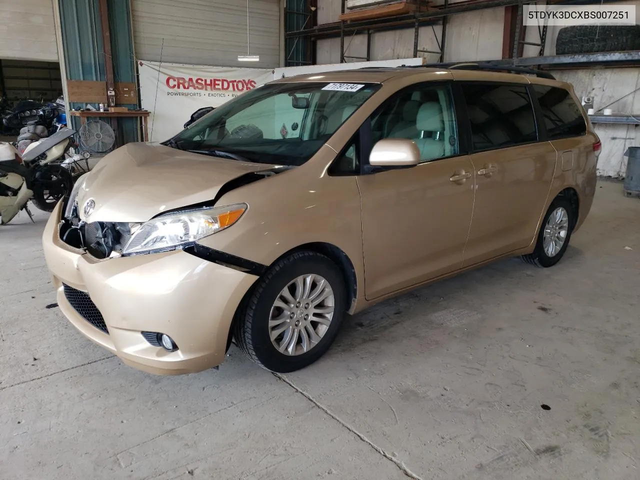 2011 Toyota Sienna Xle VIN: 5TDYK3DCXBS007251 Lot: 71797134