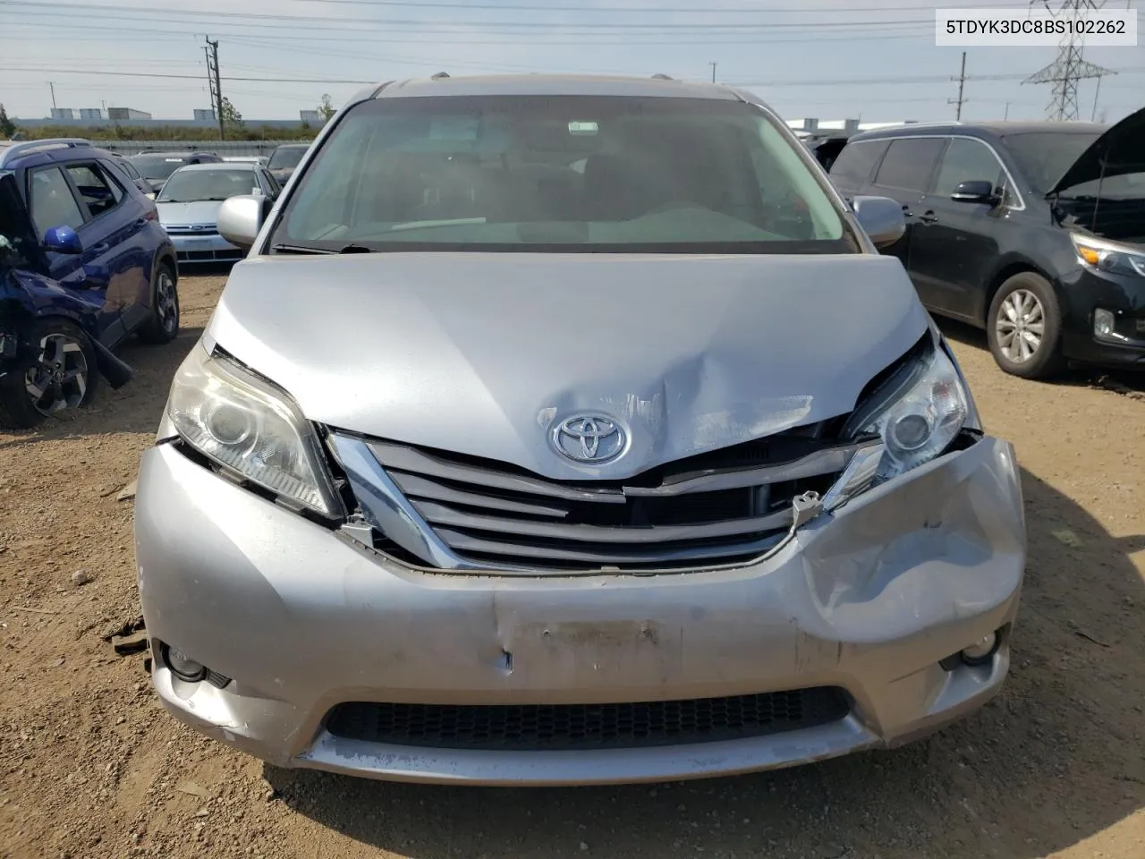 2011 Toyota Sienna Xle VIN: 5TDYK3DC8BS102262 Lot: 71999534