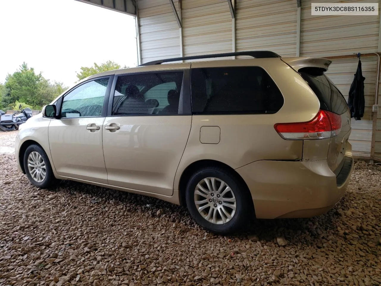 2011 Toyota Sienna Xle VIN: 5TDYK3DC8BS116355 Lot: 72024294