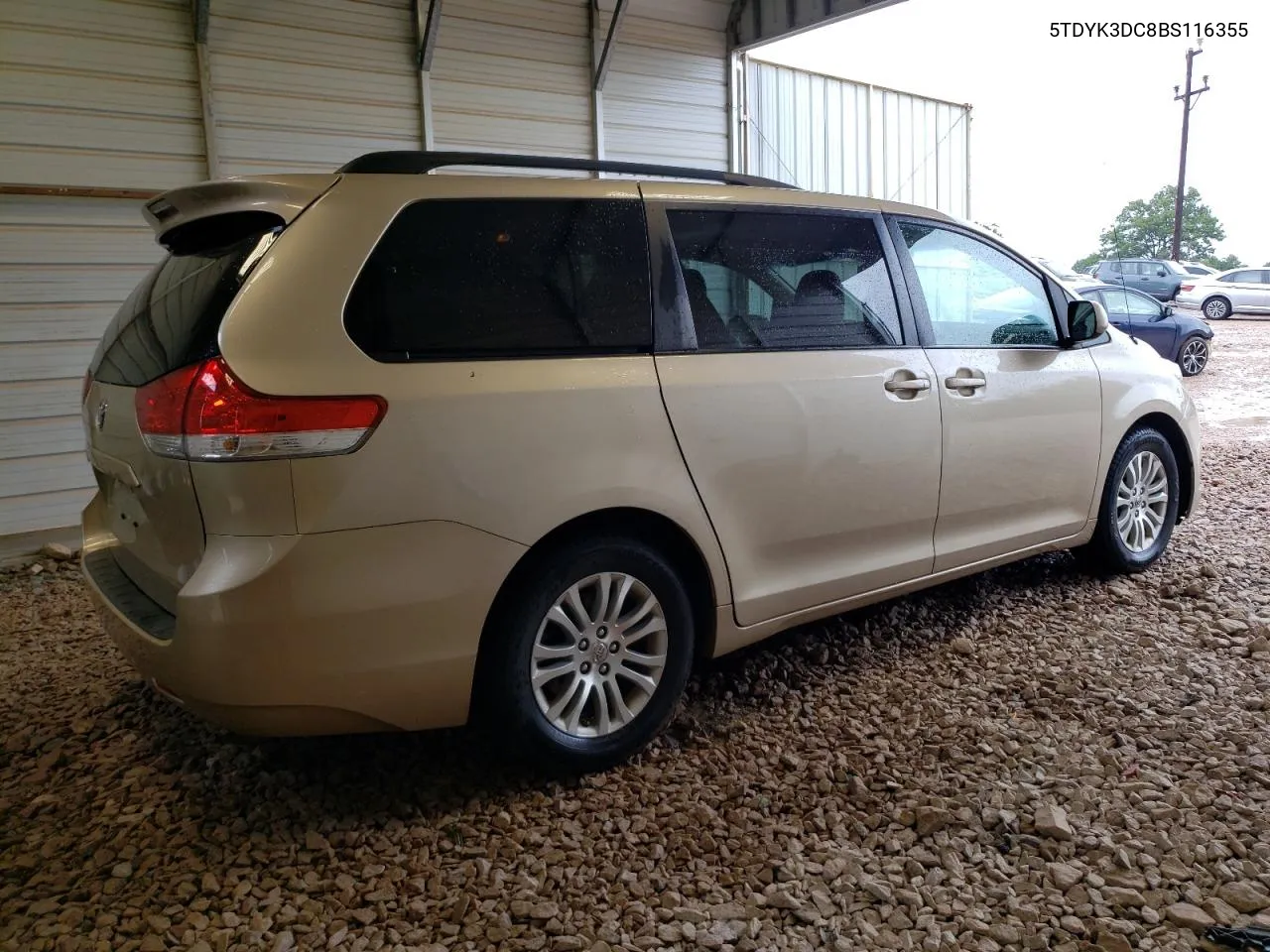 2011 Toyota Sienna Xle VIN: 5TDYK3DC8BS116355 Lot: 72024294