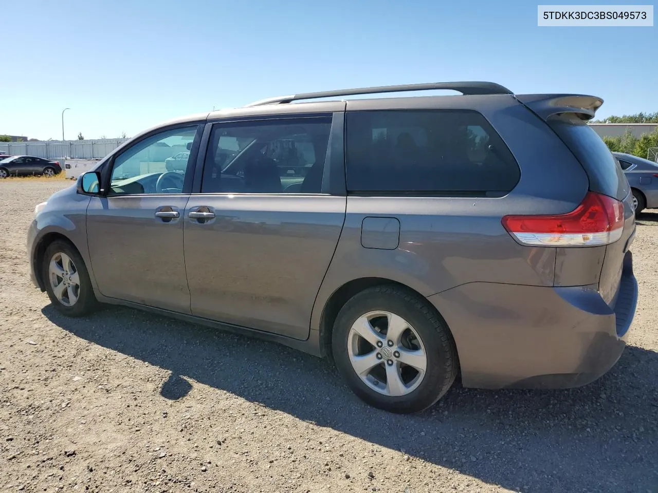 2011 Toyota Sienna Le VIN: 5TDKK3DC3BS049573 Lot: 72130854