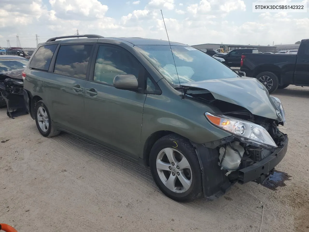 5TDKK3DC5BS142322 2011 Toyota Sienna Le