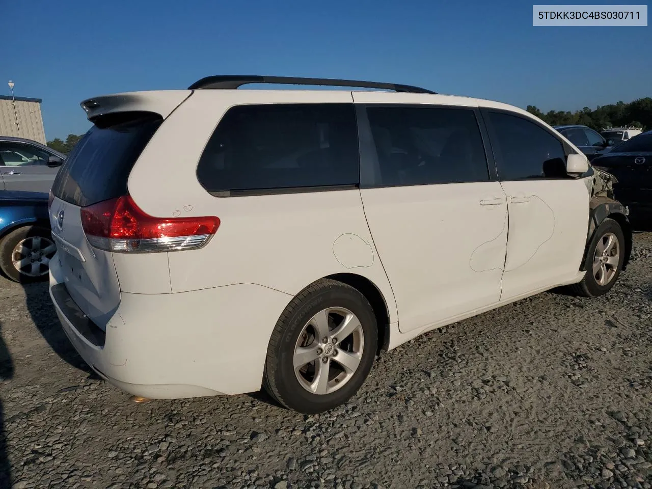 2011 Toyota Sienna Le VIN: 5TDKK3DC4BS030711 Lot: 72249874