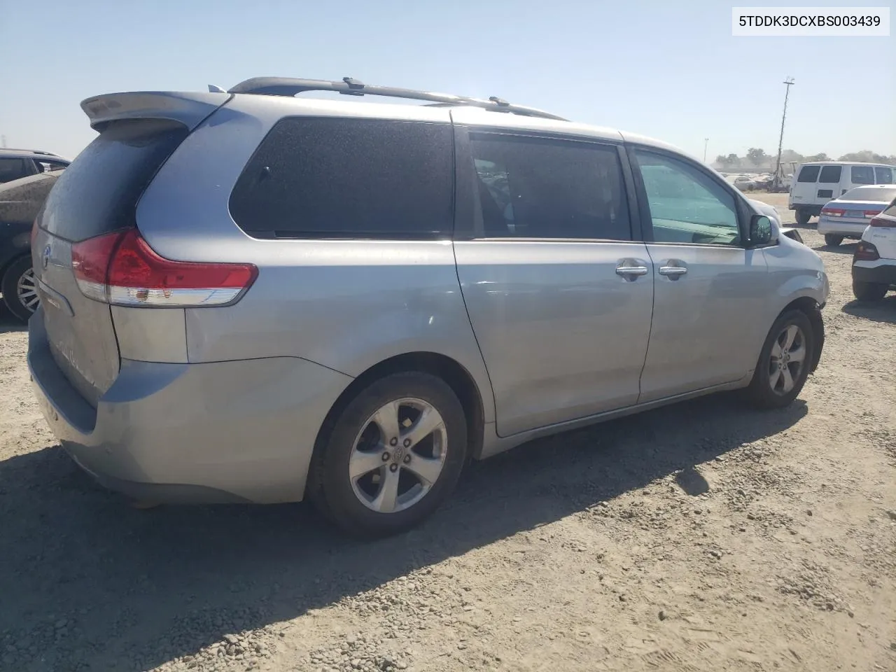 2011 Toyota Sienna Xle VIN: 5TDDK3DCXBS003439 Lot: 72475824