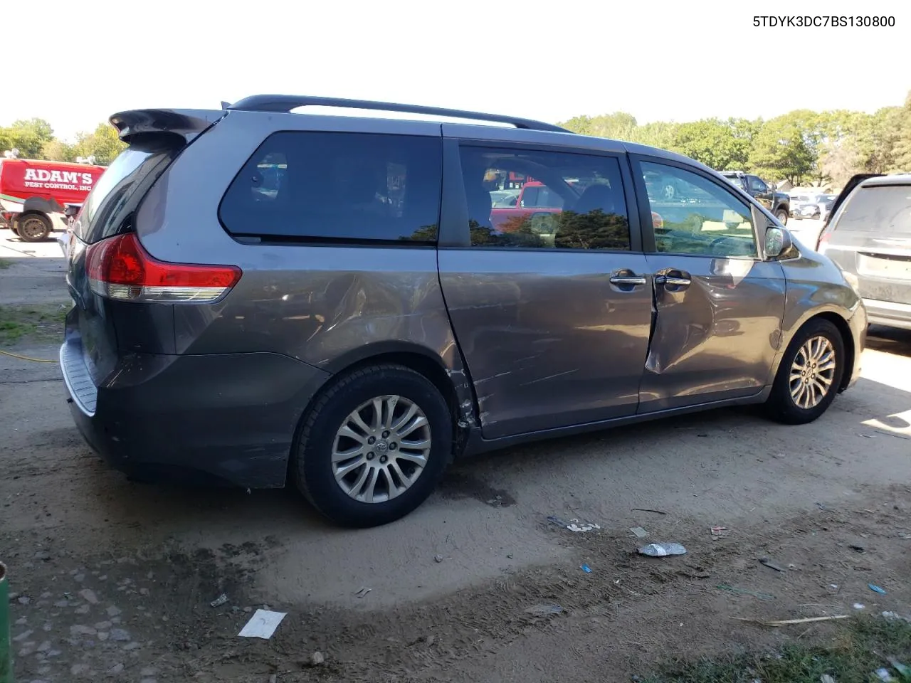 2011 Toyota Sienna Xle VIN: 5TDYK3DC7BS130800 Lot: 72507864