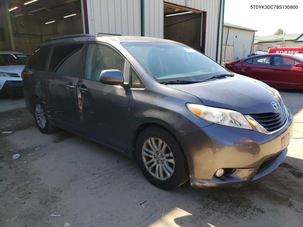 2011 Toyota Sienna Xle VIN: 5TDYK3DC7BS130800 Lot: 72507864