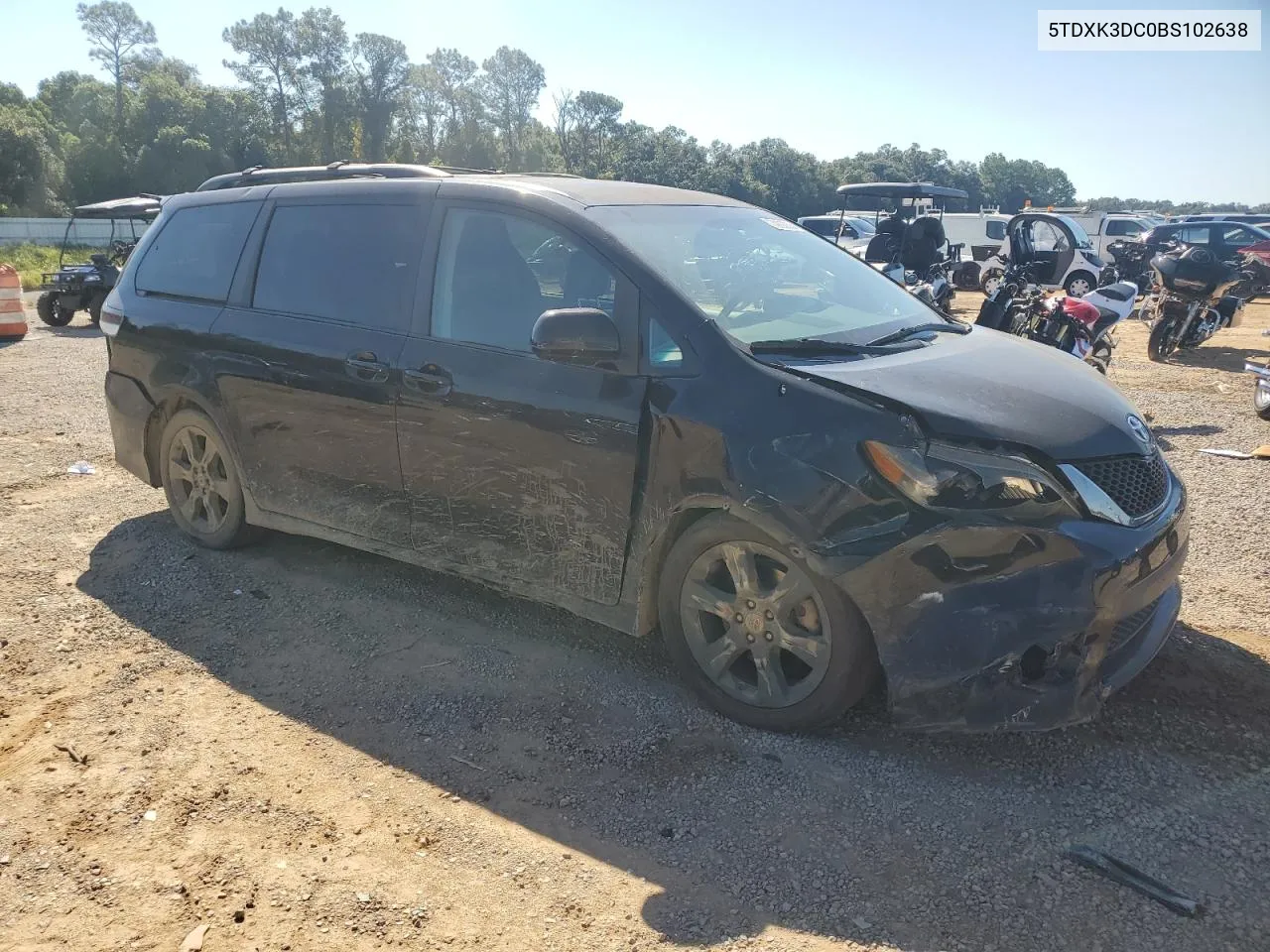 5TDXK3DC0BS102638 2011 Toyota Sienna Sport