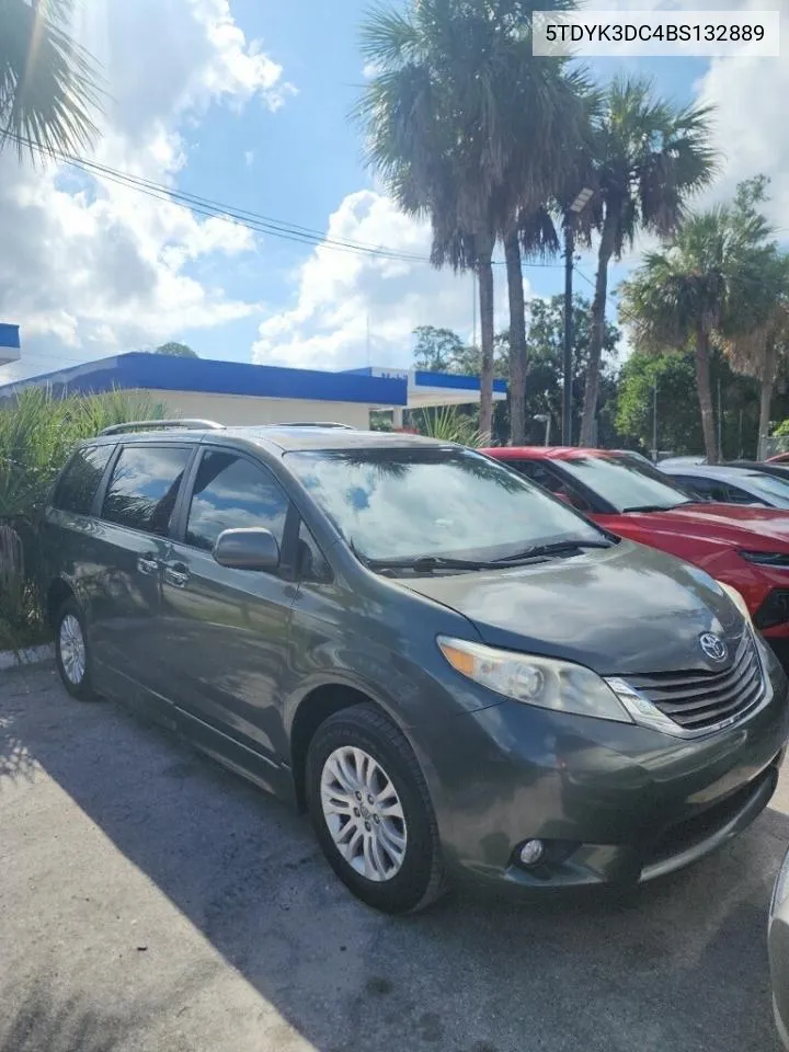 2011 Toyota Sienna Xle VIN: 5TDYK3DC4BS132889 Lot: 72835954