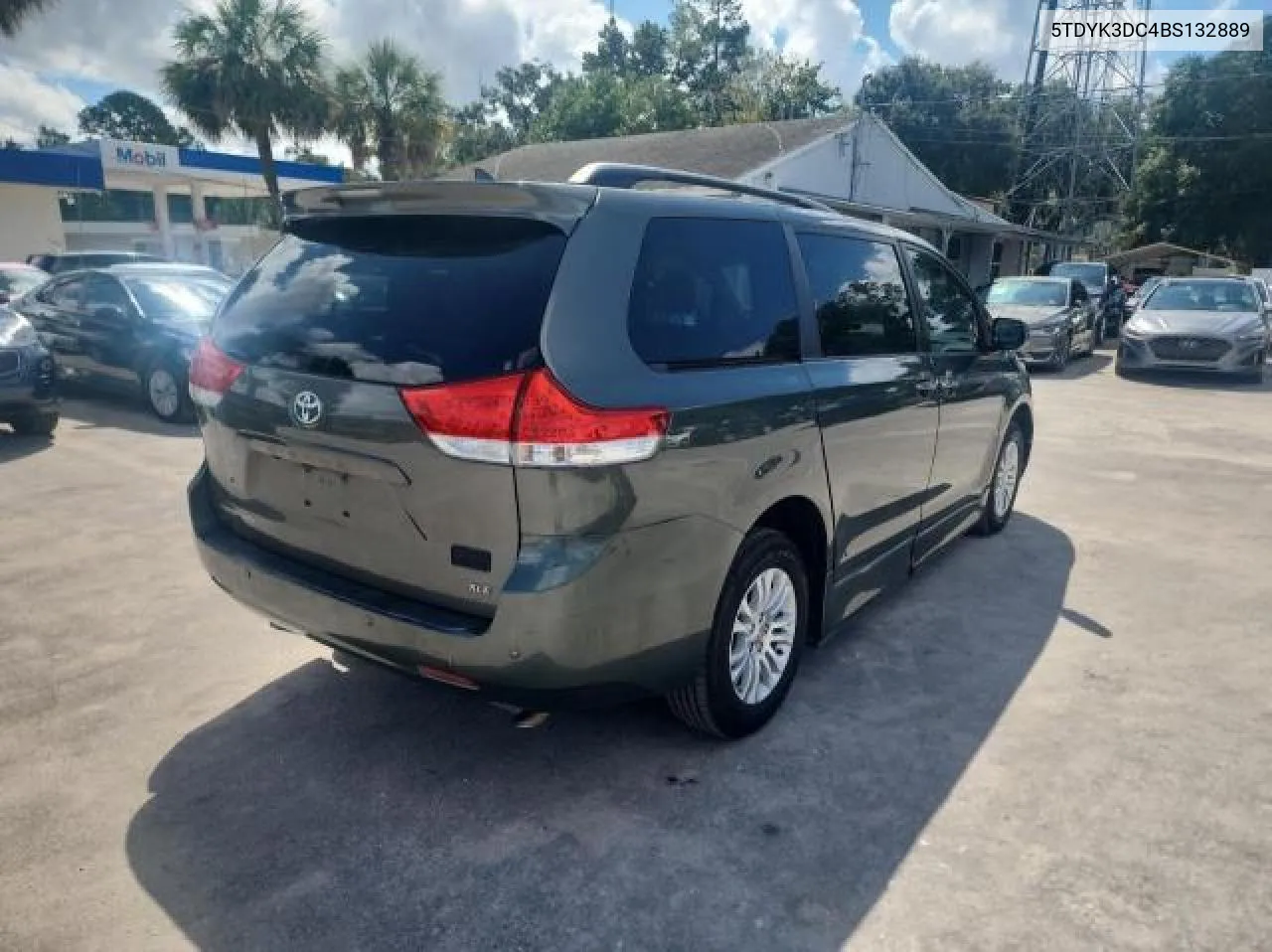 2011 Toyota Sienna Xle VIN: 5TDYK3DC4BS132889 Lot: 72835954