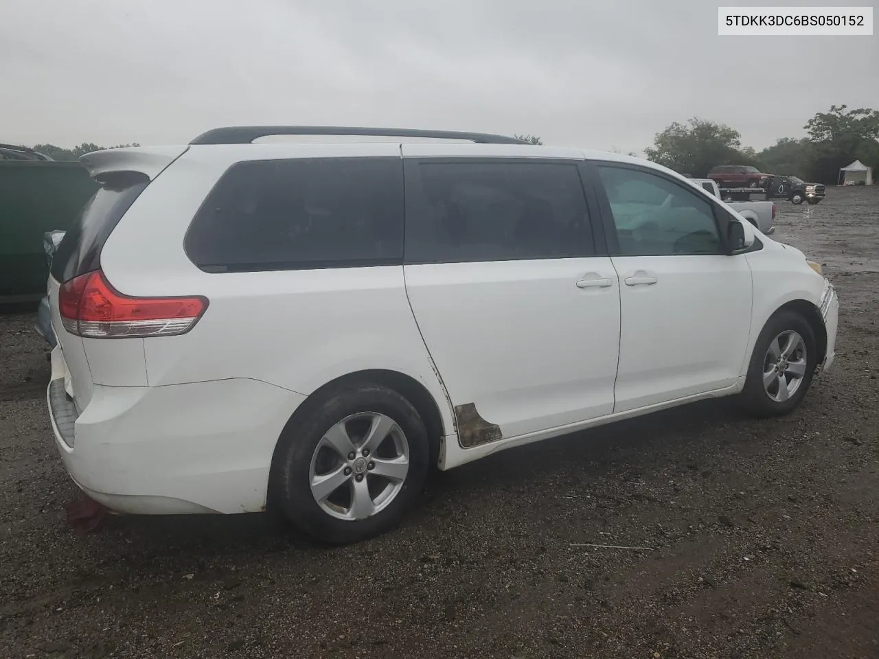 2011 Toyota Sienna Le VIN: 5TDKK3DC6BS050152 Lot: 73056744