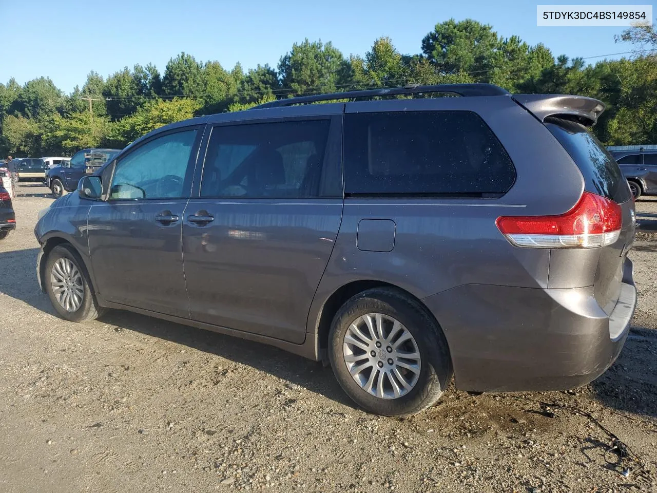 2011 Toyota Sienna Xle VIN: 5TDYK3DC4BS149854 Lot: 73183714