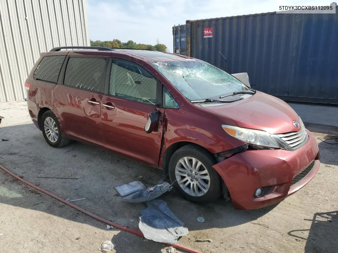 2011 Toyota Sienna Xle VIN: 5TDYK3DCXBS112095 Lot: 73273684