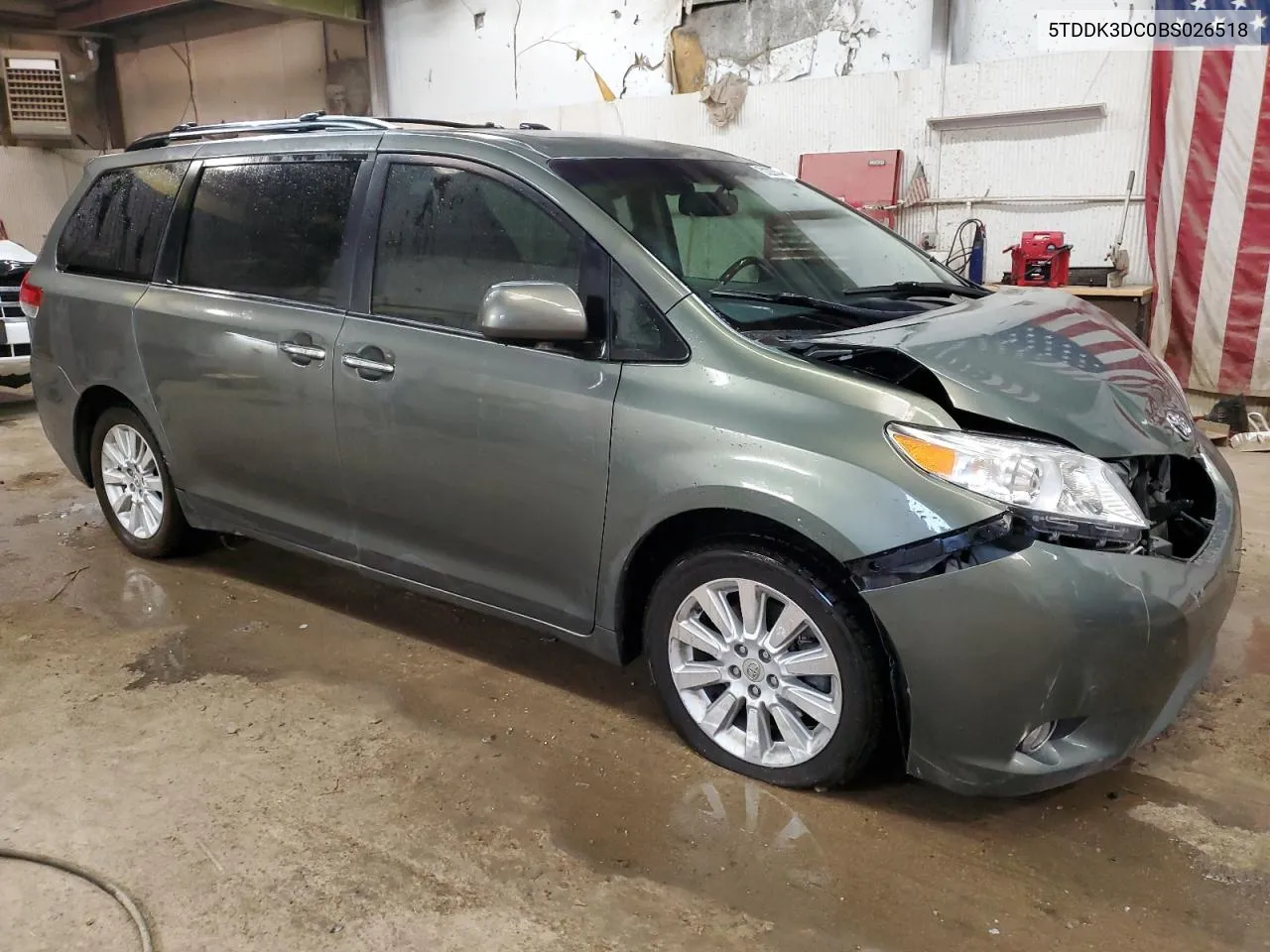 2011 Toyota Sienna Xle VIN: 5TDDK3DC0BS026518 Lot: 73470284