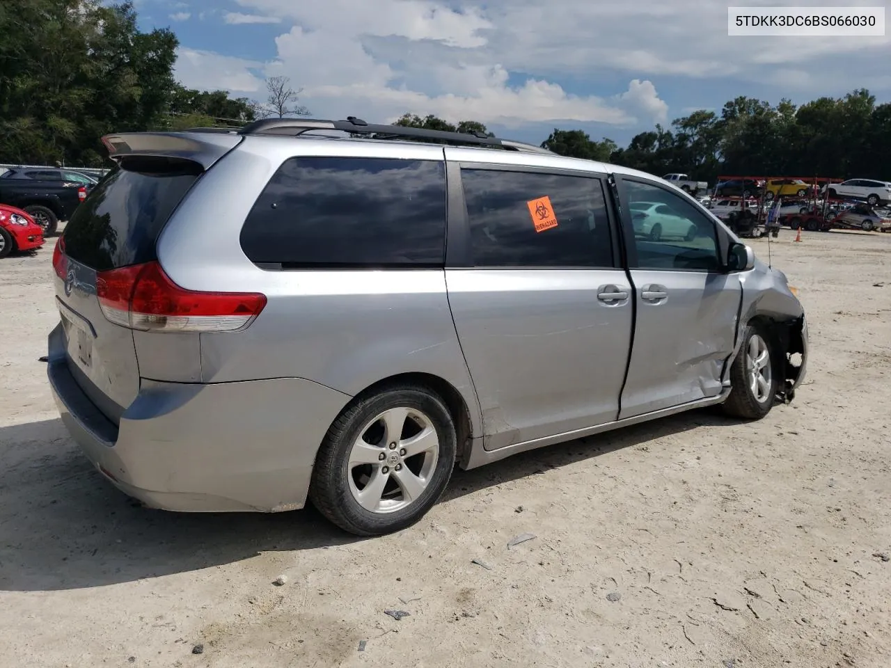 2011 Toyota Sienna Le VIN: 5TDKK3DC6BS066030 Lot: 73484464