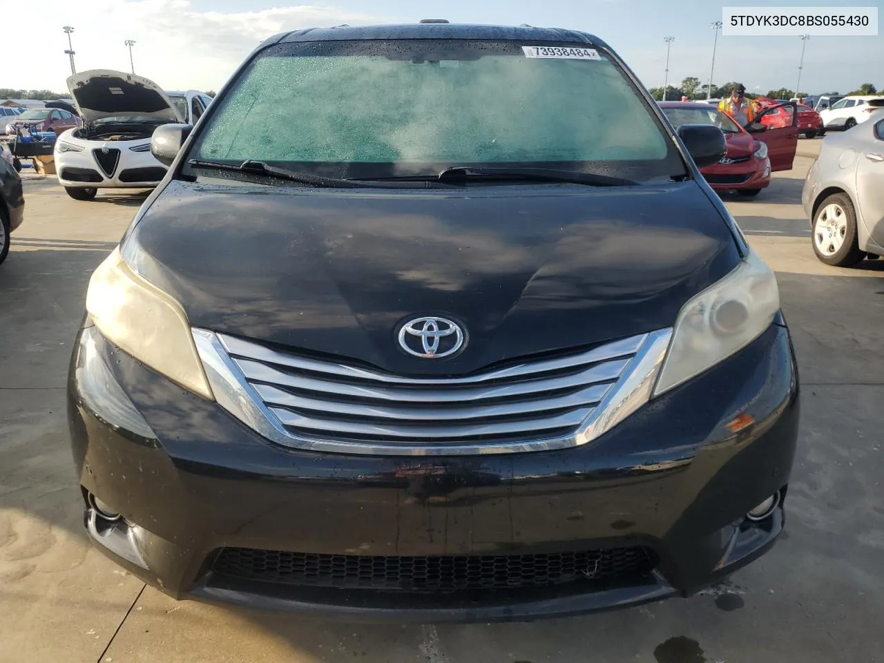 2011 Toyota Sienna Xle VIN: 5TDYK3DC8BS055430 Lot: 73938484