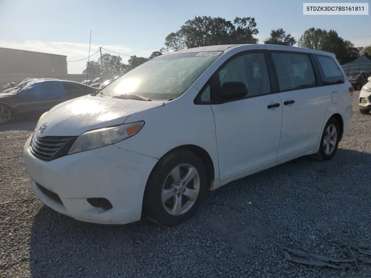 2011 Toyota Sienna VIN: 5TDZK3DC7BS161811 Lot: 74205744