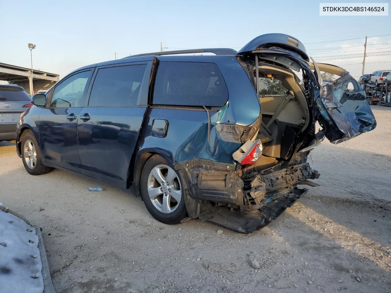 2011 Toyota Sienna Le VIN: 5TDKK3DC4BS146524 Lot: 74852384