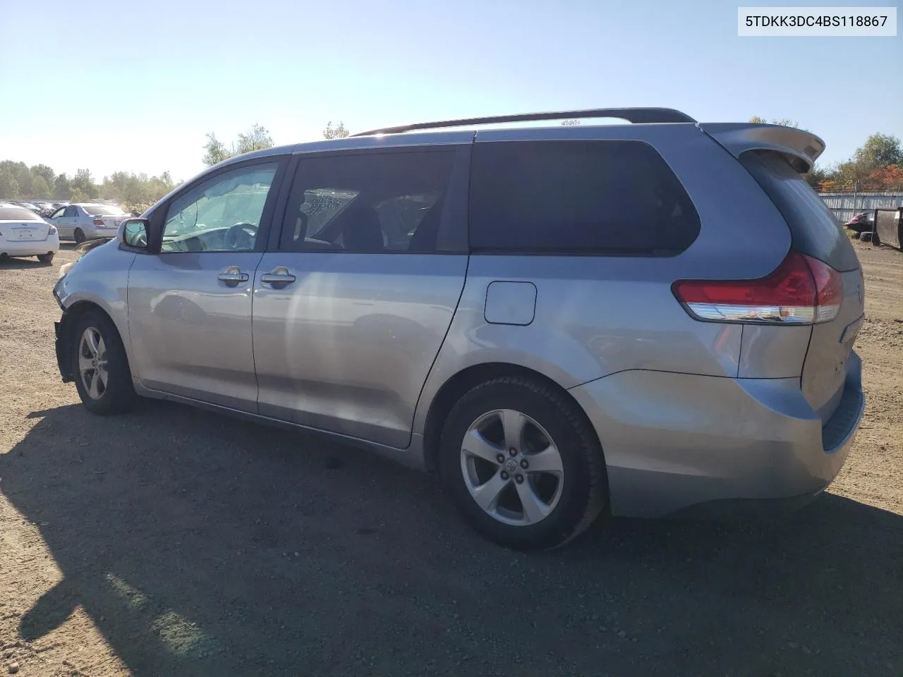 2011 Toyota Sienna Le VIN: 5TDKK3DC4BS118867 Lot: 75399394