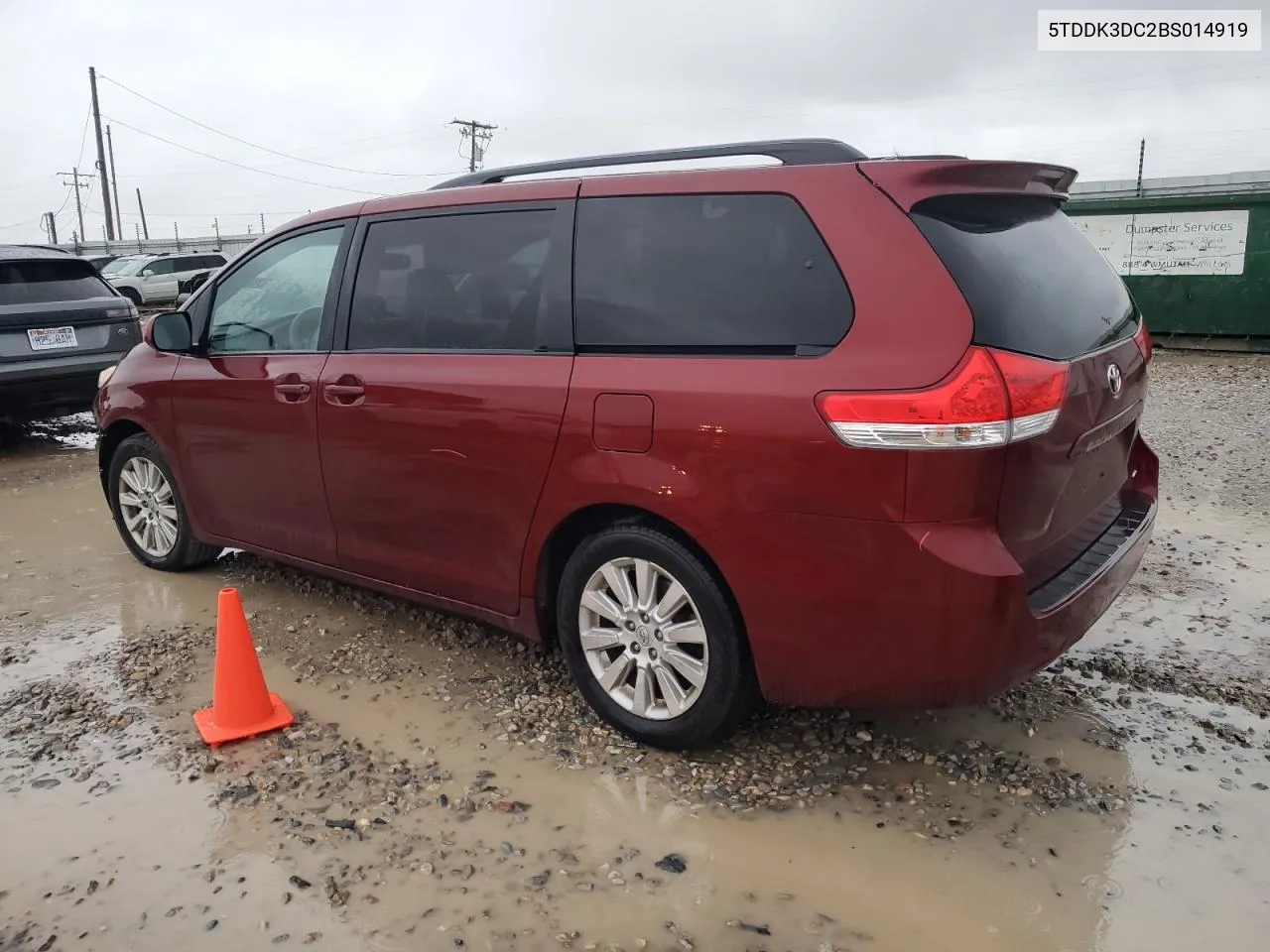 2011 Toyota Sienna Xle VIN: 5TDDK3DC2BS014919 Lot: 75559064