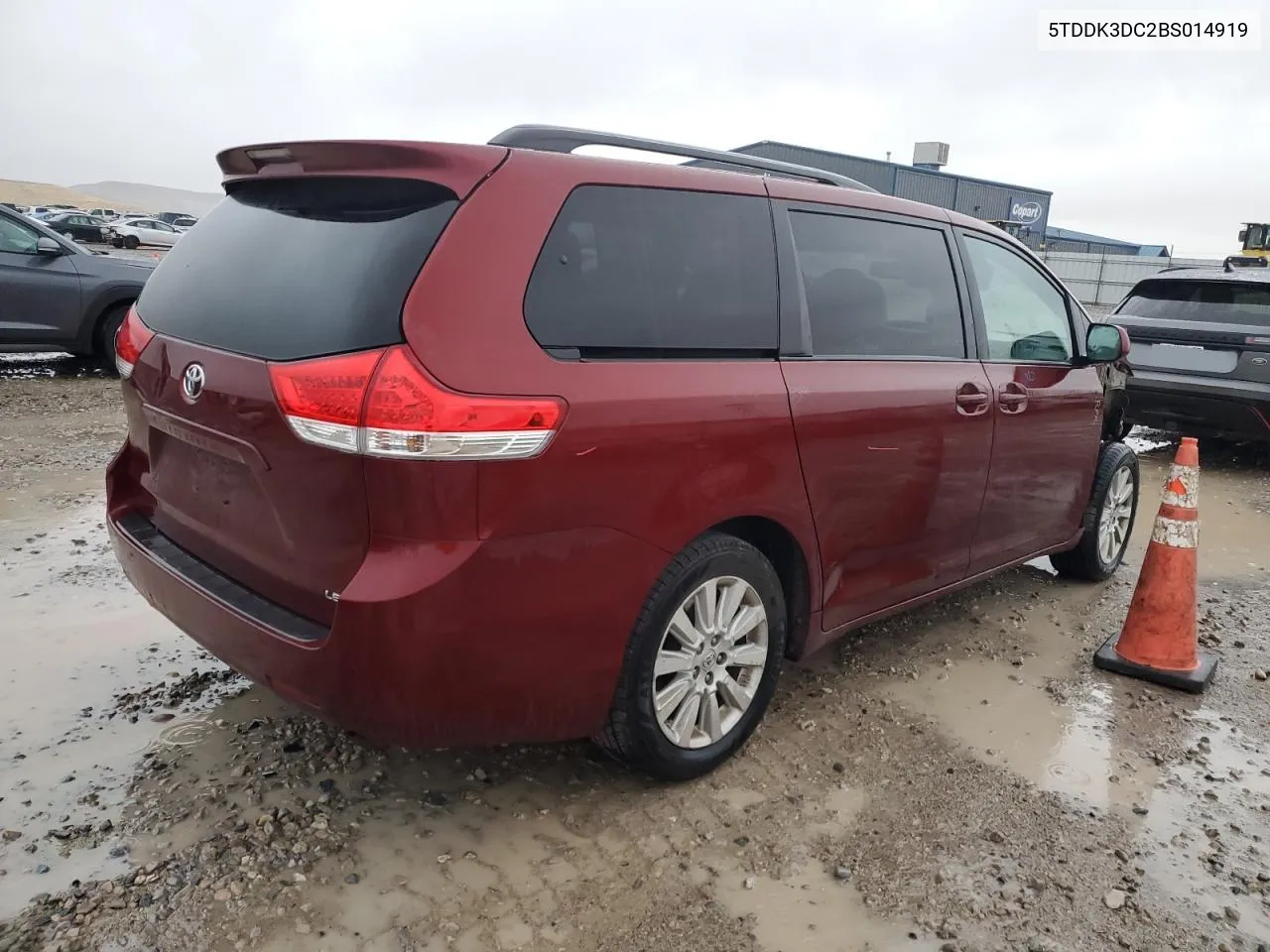 2011 Toyota Sienna Xle VIN: 5TDDK3DC2BS014919 Lot: 75559064