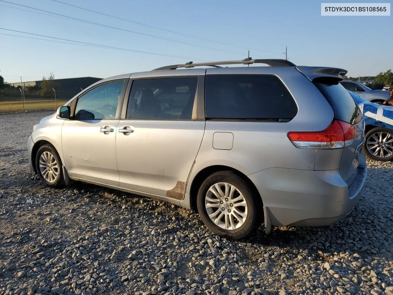 2011 Toyota Sienna Xle VIN: 5TDYK3DC1BS108565 Lot: 76729624