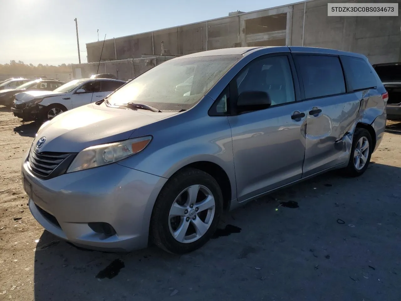 2011 Toyota Sienna VIN: 5TDZK3DC0BS034673 Lot: 77026864