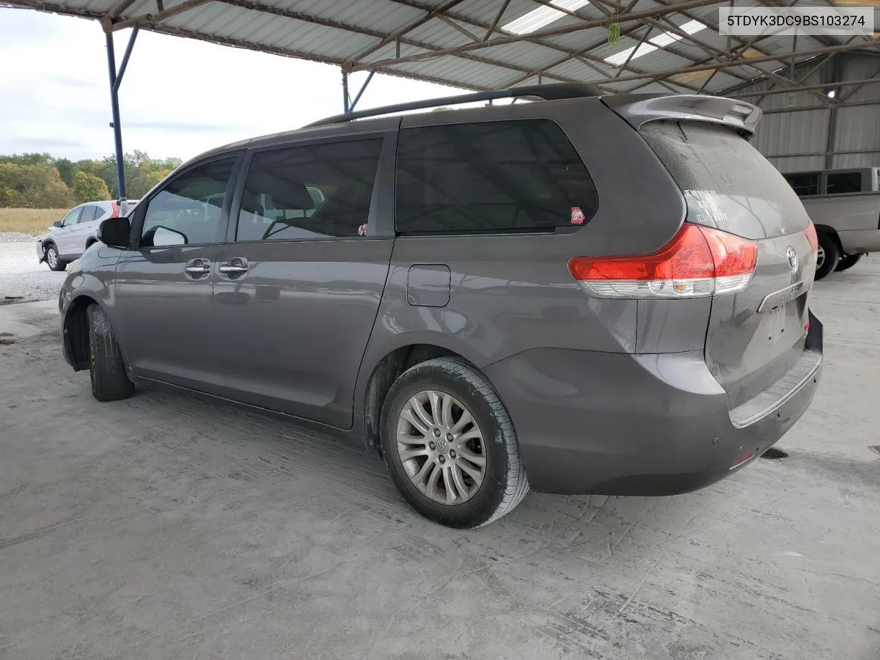 2011 Toyota Sienna Xle VIN: 5TDYK3DC9BS103274 Lot: 77037524