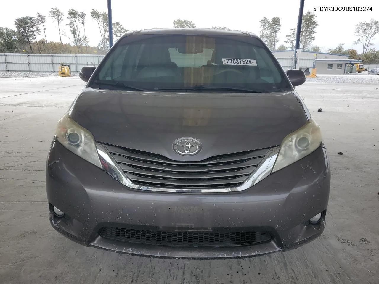 2011 Toyota Sienna Xle VIN: 5TDYK3DC9BS103274 Lot: 77037524