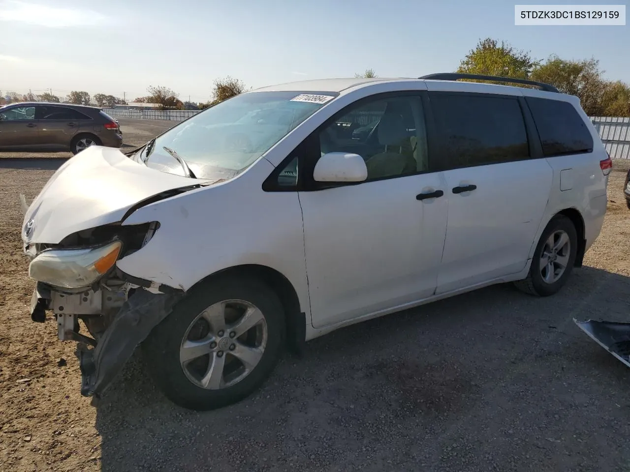 5TDZK3DC1BS129159 2011 Toyota Sienna