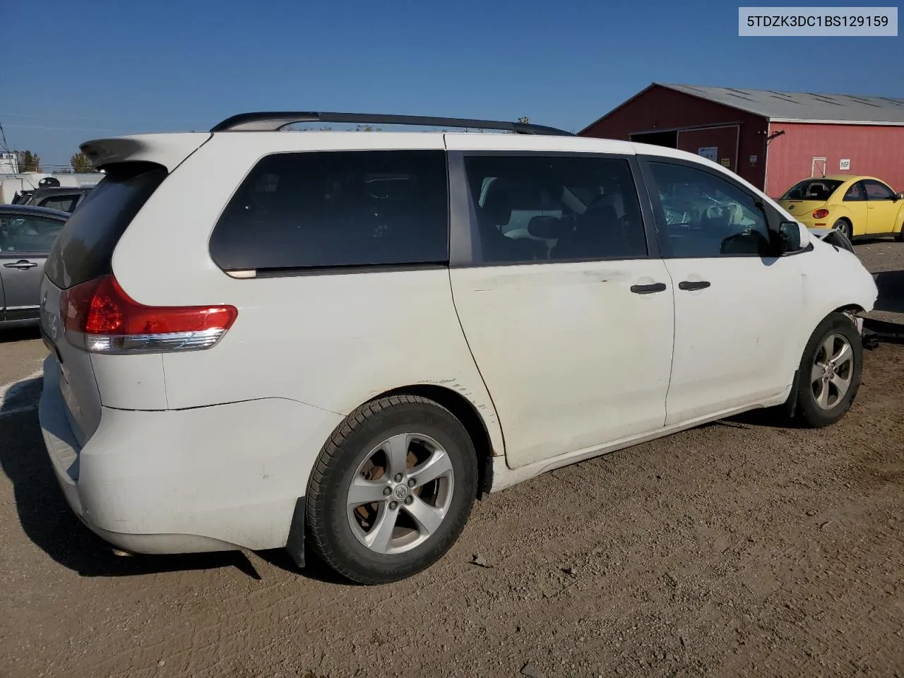 2011 Toyota Sienna VIN: 5TDZK3DC1BS129159 Lot: 77103984