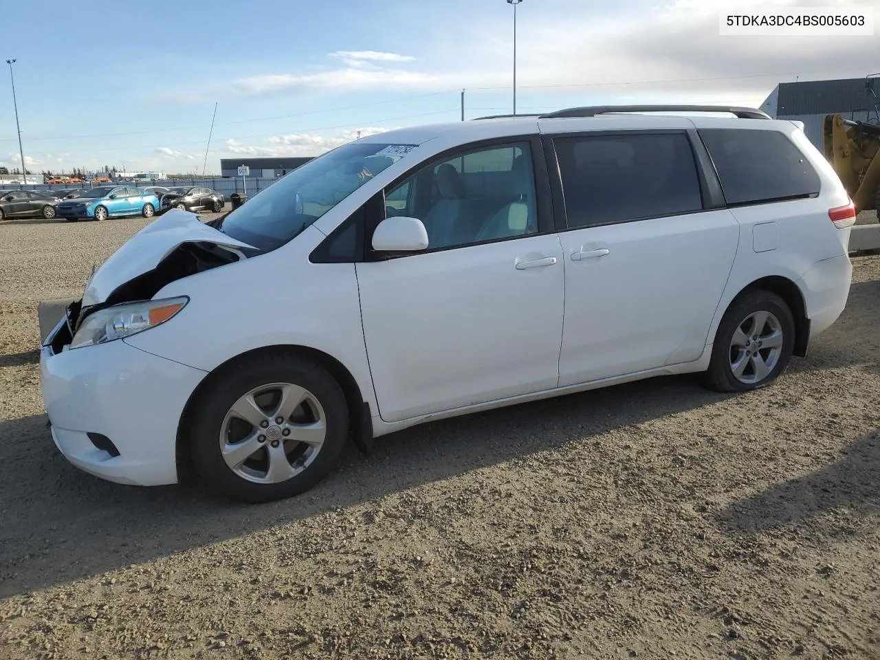 2011 Toyota Sienna Base VIN: 5TDKA3DC4BS005603 Lot: 77214754