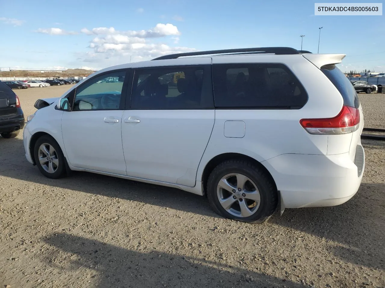 2011 Toyota Sienna Base VIN: 5TDKA3DC4BS005603 Lot: 77214754