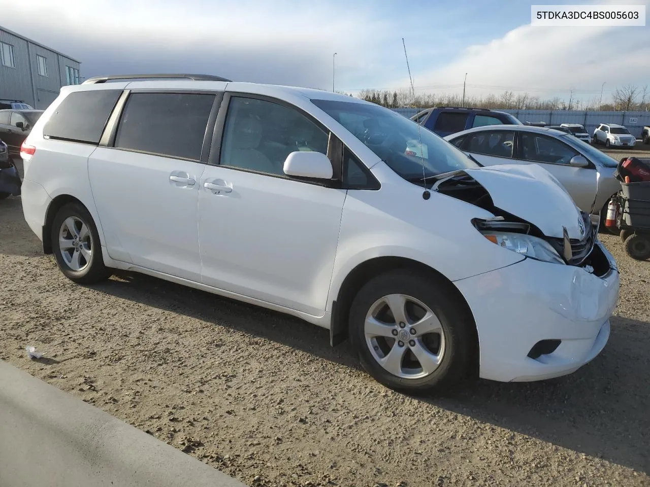 2011 Toyota Sienna Base VIN: 5TDKA3DC4BS005603 Lot: 77214754