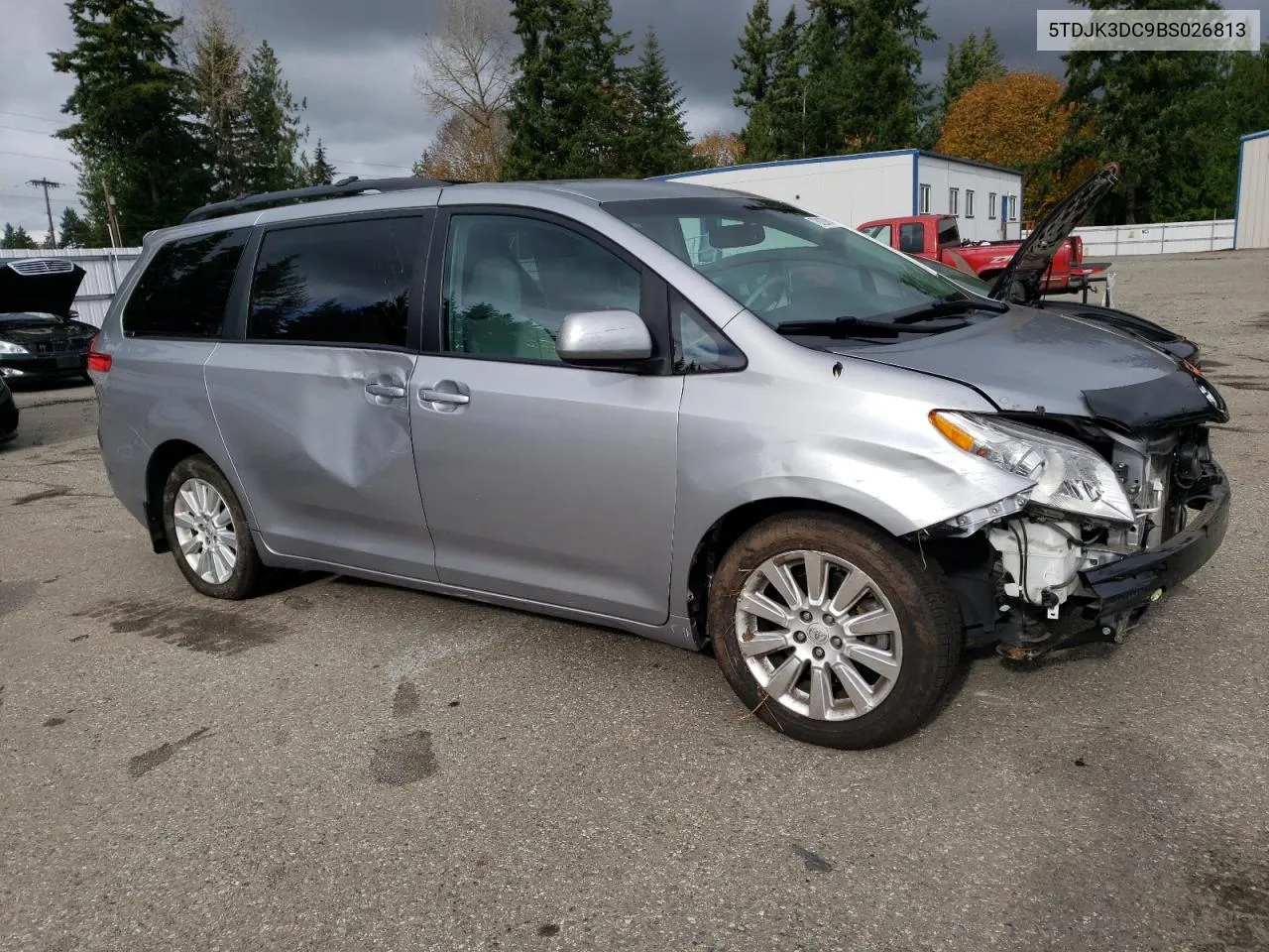 2011 Toyota Sienna Le VIN: 5TDJK3DC9BS026813 Lot: 78020614