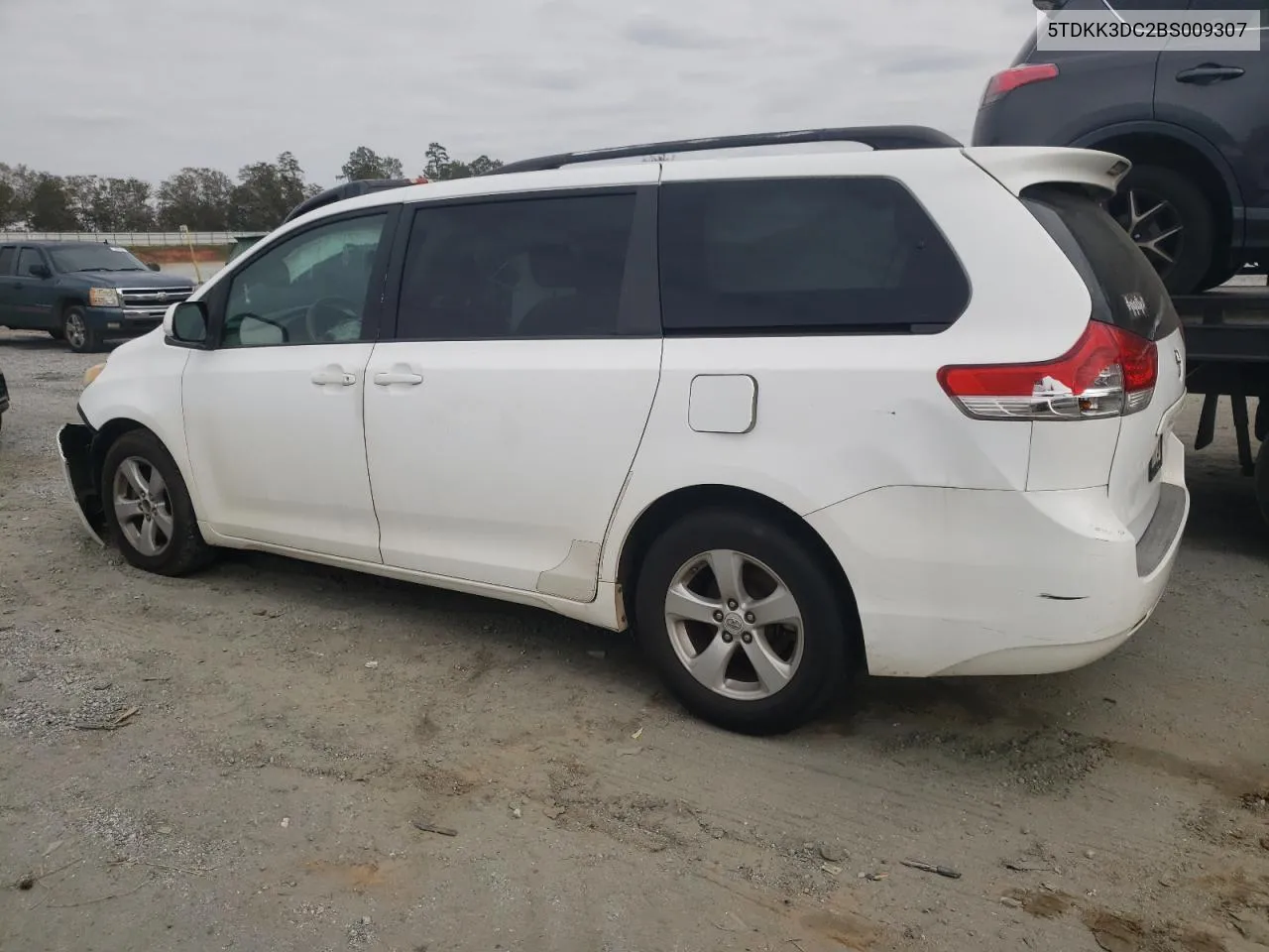 2011 Toyota Sienna Le VIN: 5TDKK3DC2BS009307 Lot: 78061324