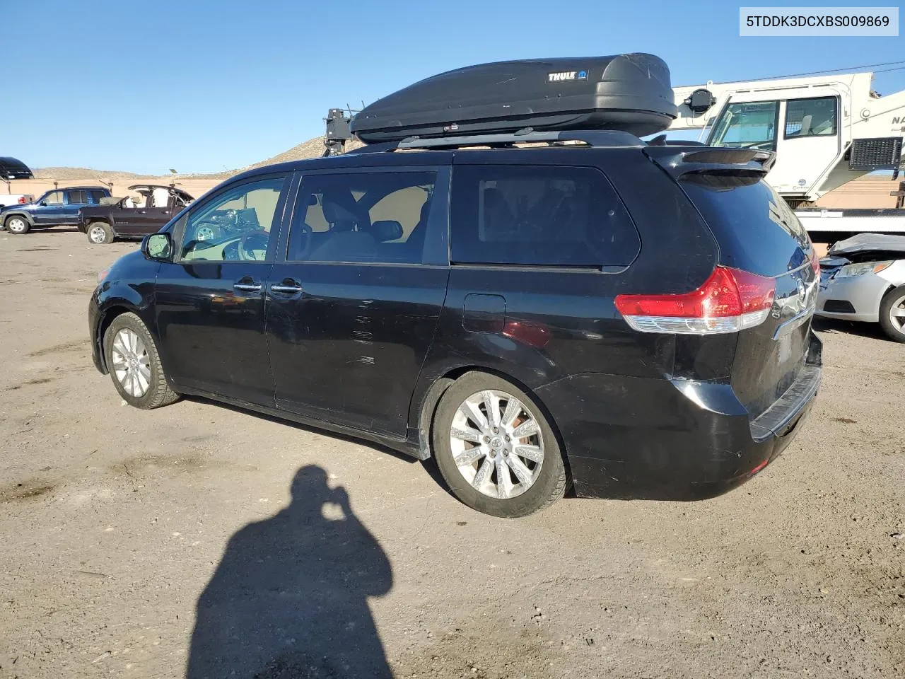 2011 Toyota Sienna Xle VIN: 5TDDK3DCXBS009869 Lot: 78106044