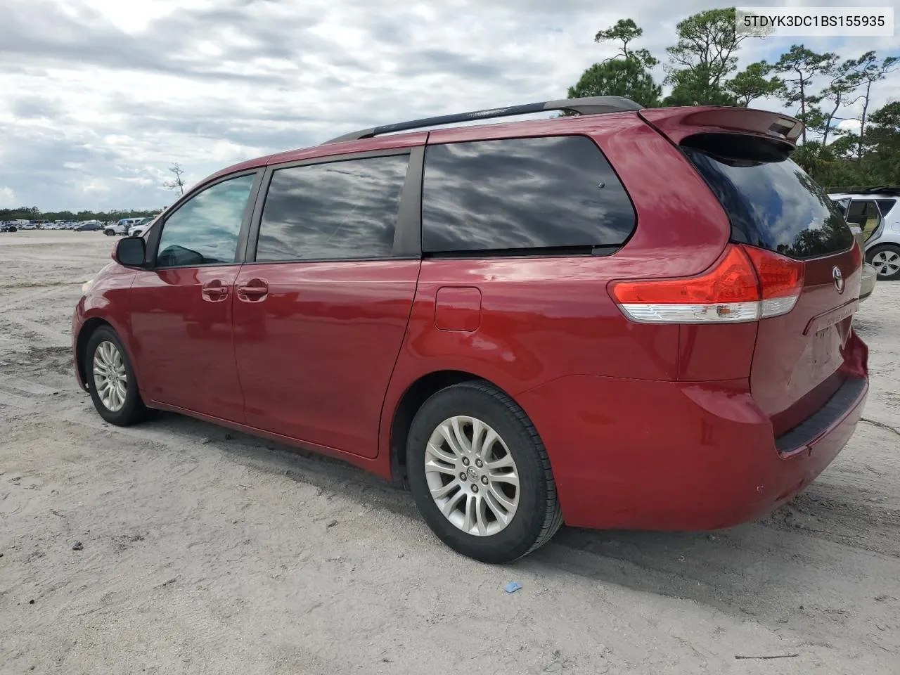 2011 Toyota Sienna Xle VIN: 5TDYK3DC1BS155935 Lot: 78580974