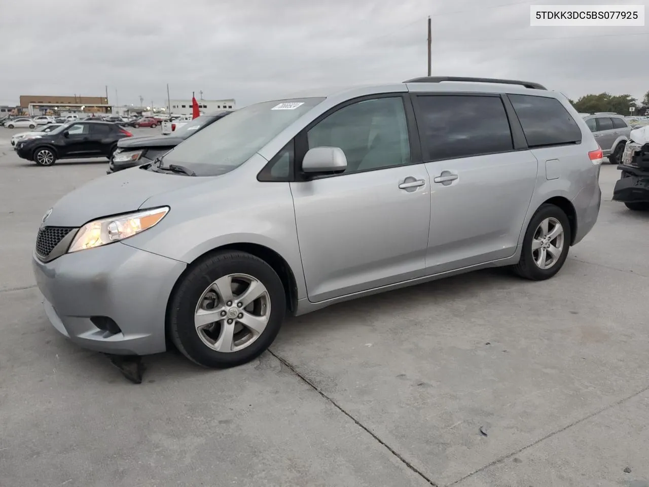 2011 Toyota Sienna Le VIN: 5TDKK3DC5BS077925 Lot: 78666924