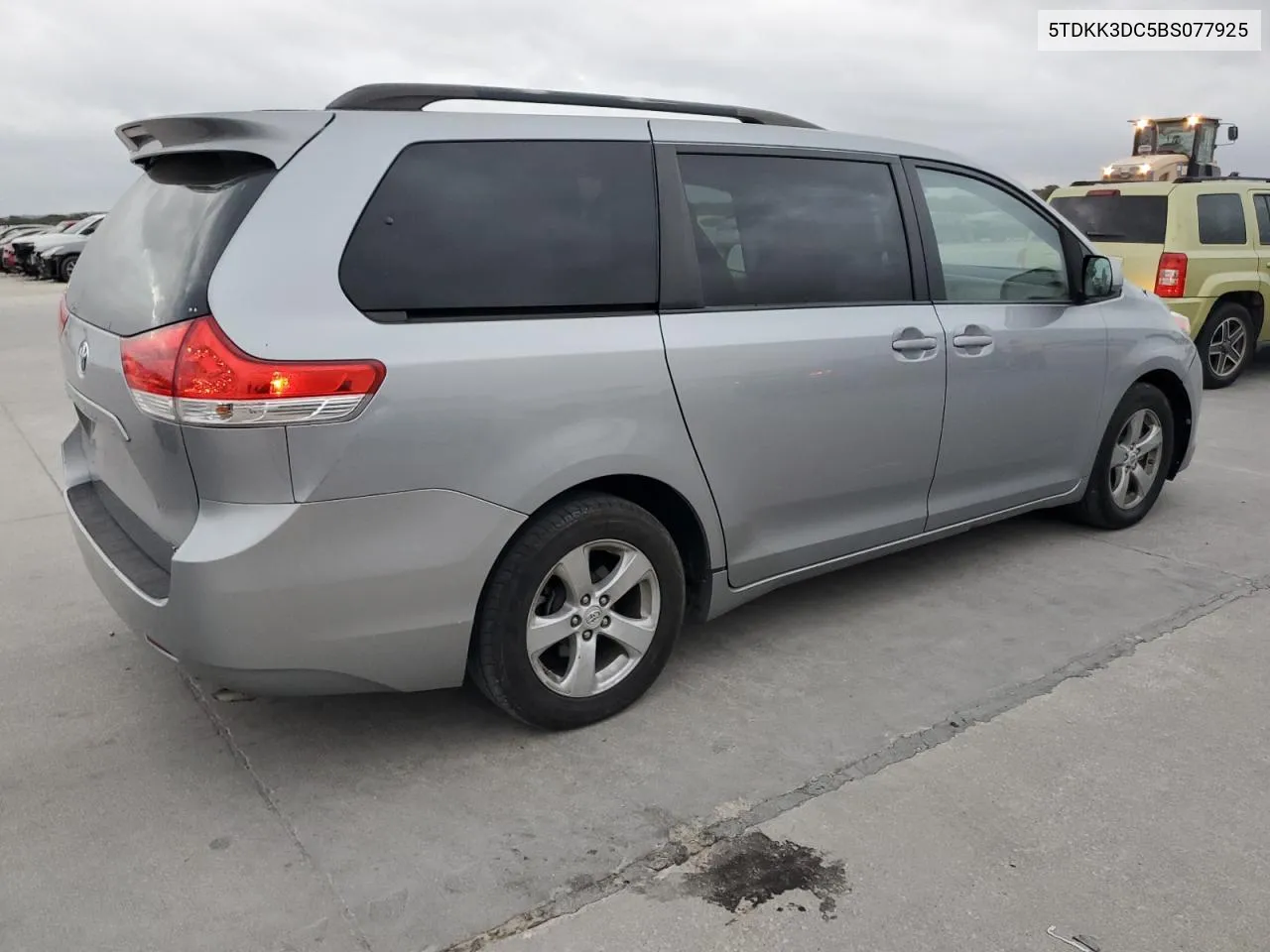 2011 Toyota Sienna Le VIN: 5TDKK3DC5BS077925 Lot: 78666924