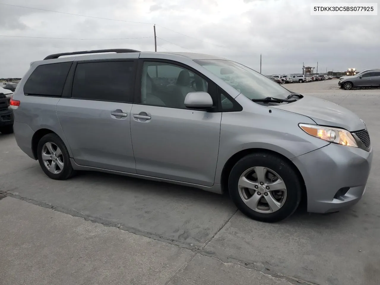 2011 Toyota Sienna Le VIN: 5TDKK3DC5BS077925 Lot: 78666924