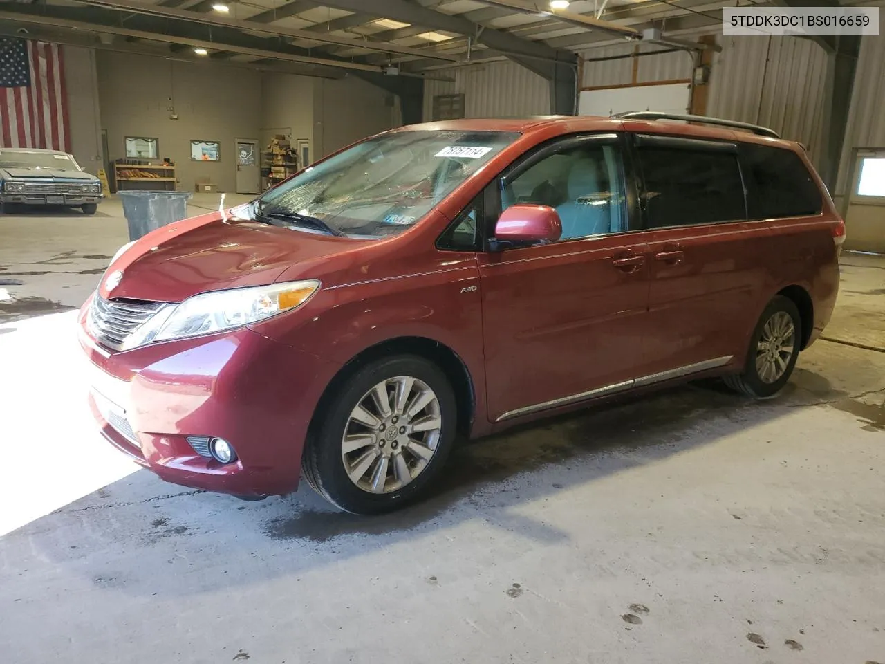 2011 Toyota Sienna Xle VIN: 5TDDK3DC1BS016659 Lot: 78757114