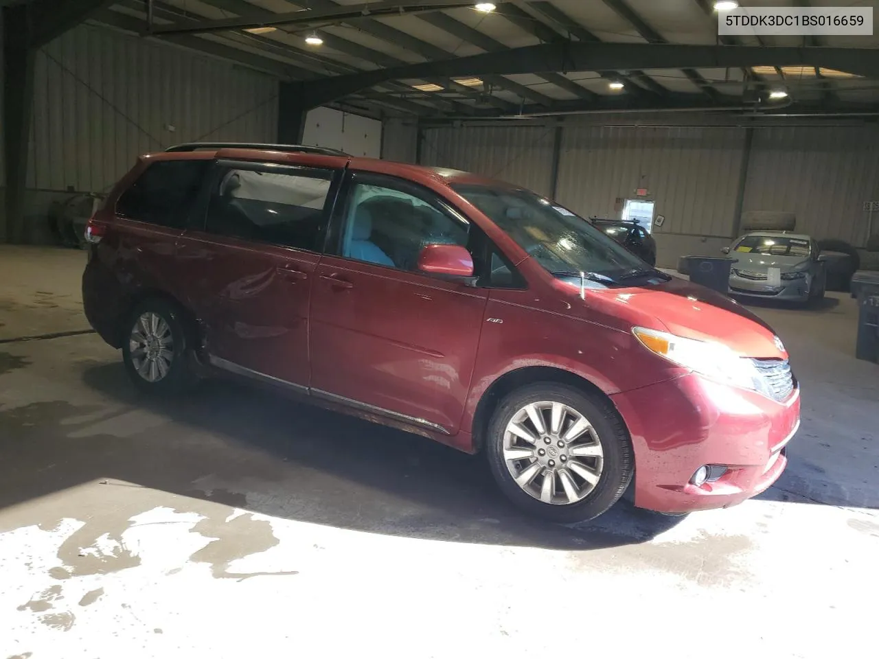 2011 Toyota Sienna Xle VIN: 5TDDK3DC1BS016659 Lot: 78757114