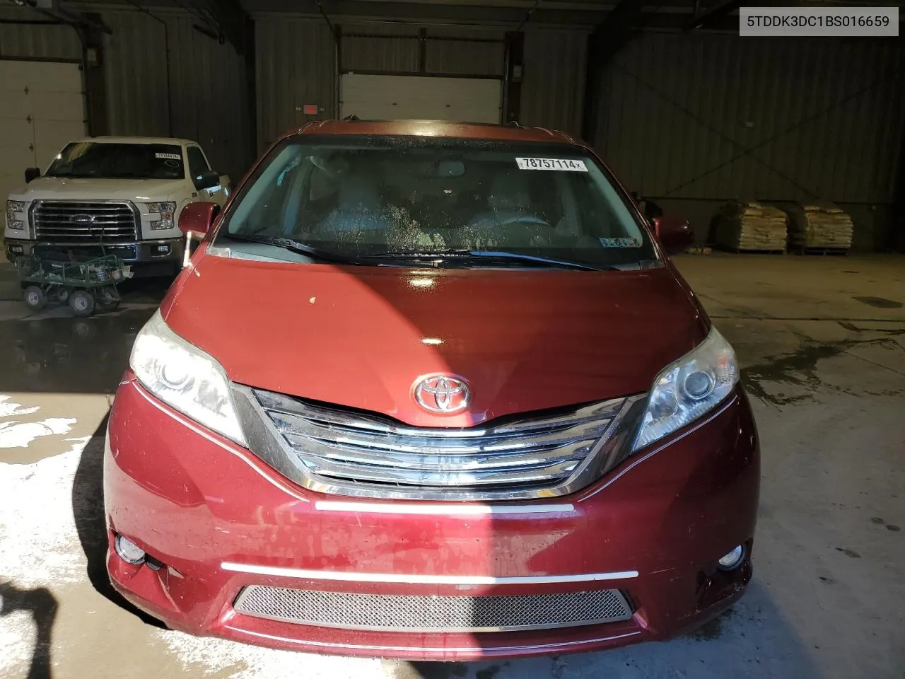 2011 Toyota Sienna Xle VIN: 5TDDK3DC1BS016659 Lot: 78757114