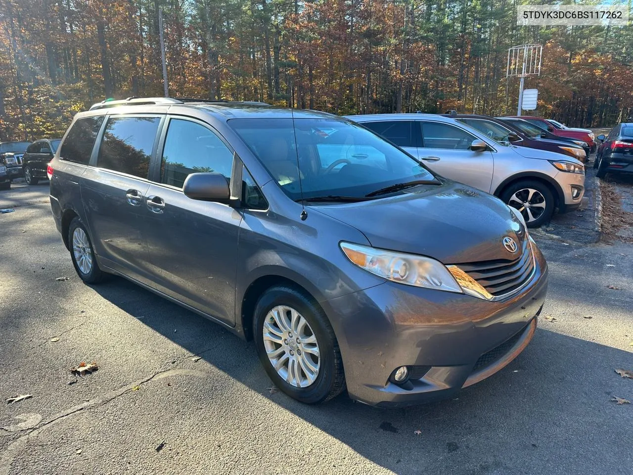 2011 Toyota Sienna Xle VIN: 5TDYK3DC6BS117262 Lot: 78759704