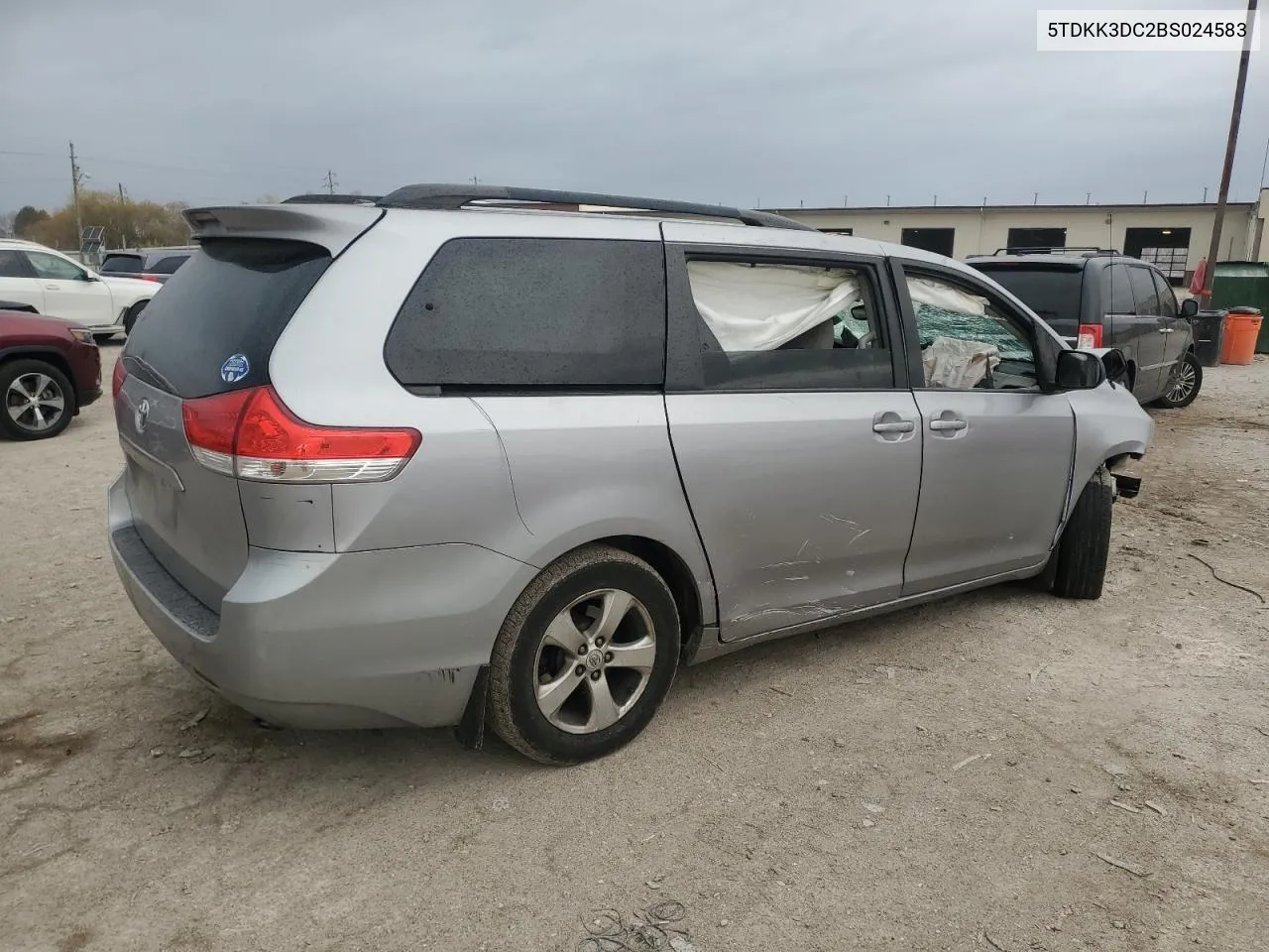 2011 Toyota Sienna Le VIN: 5TDKK3DC2BS024583 Lot: 79100514