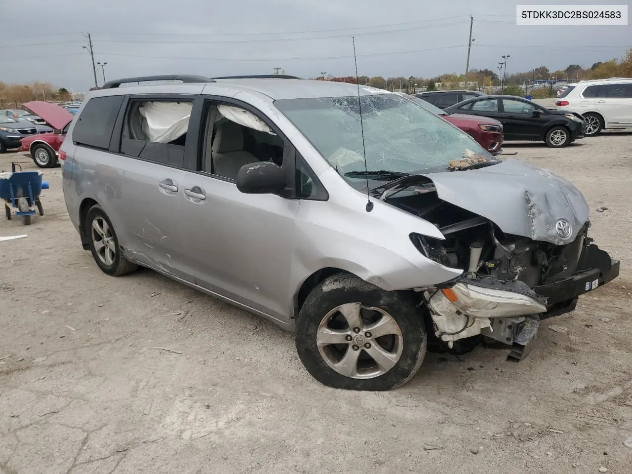 2011 Toyota Sienna Le VIN: 5TDKK3DC2BS024583 Lot: 79100514