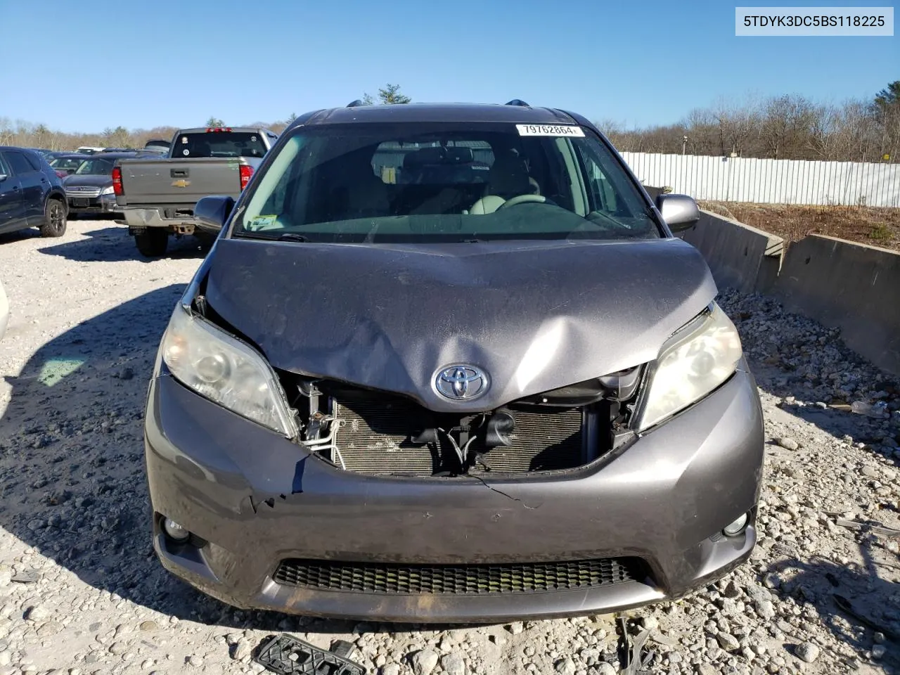 2011 Toyota Sienna Xle VIN: 5TDYK3DC5BS118225 Lot: 79762864