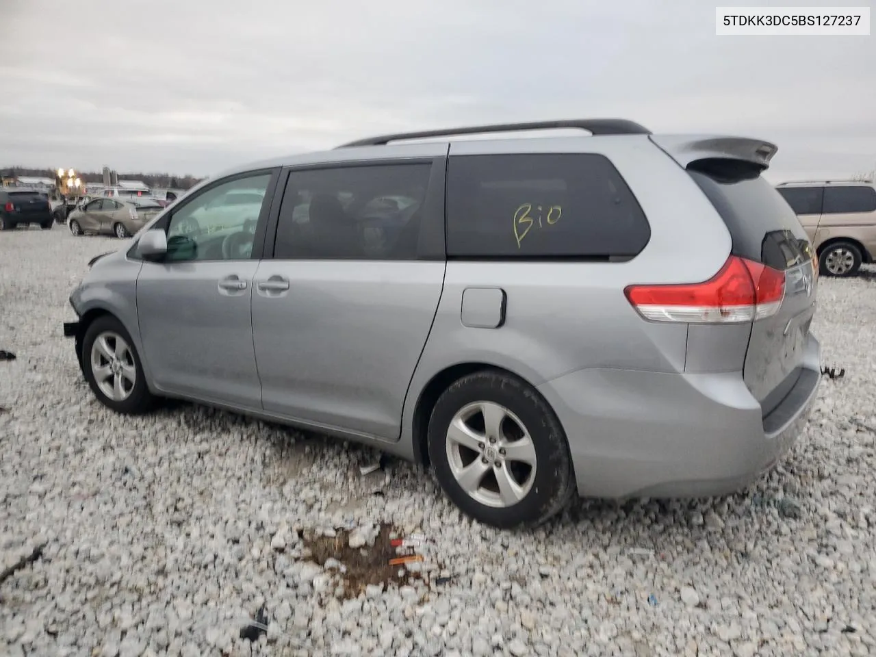 2011 Toyota Sienna Le VIN: 5TDKK3DC5BS127237 Lot: 79992074