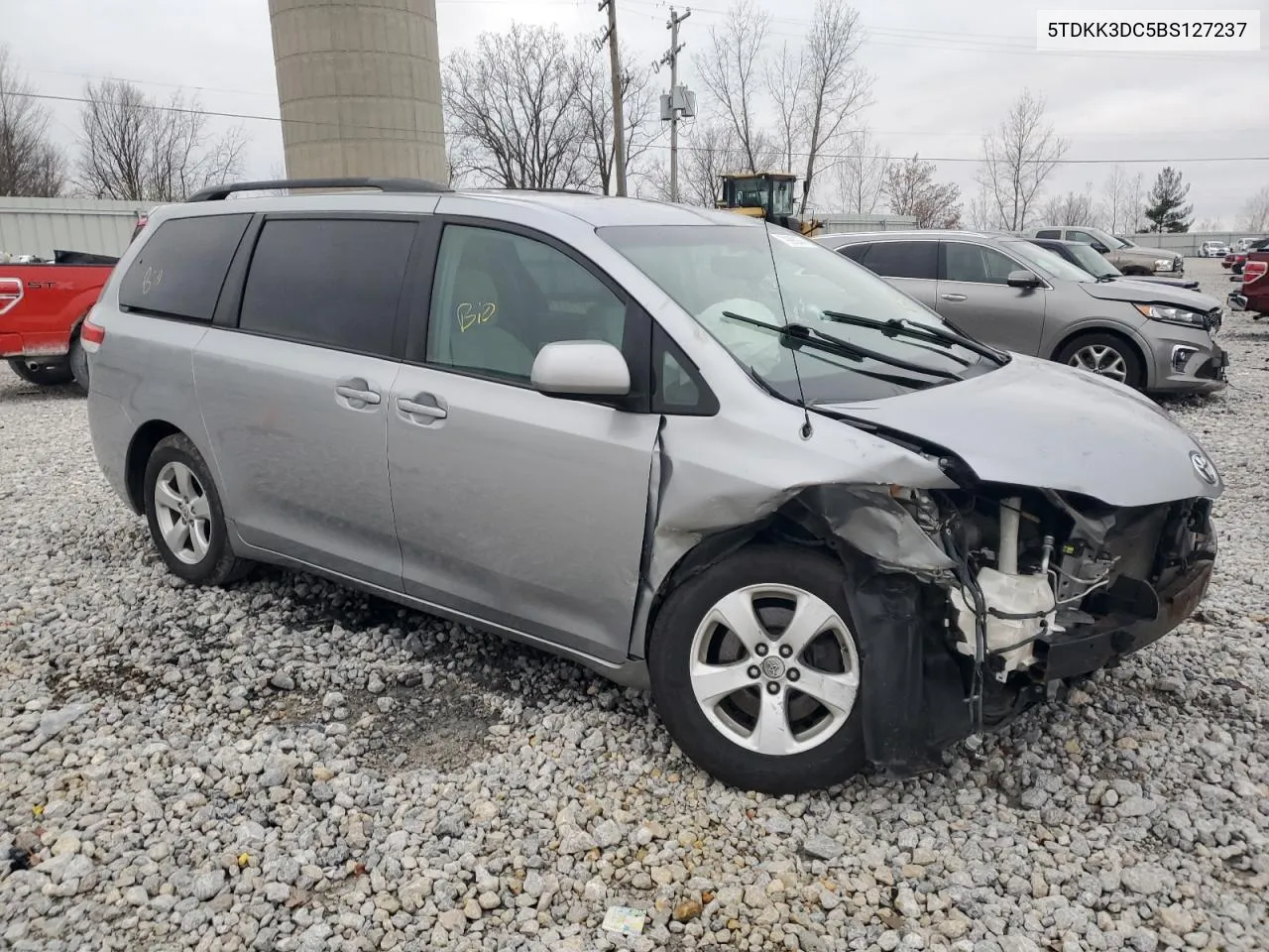 2011 Toyota Sienna Le VIN: 5TDKK3DC5BS127237 Lot: 79992074