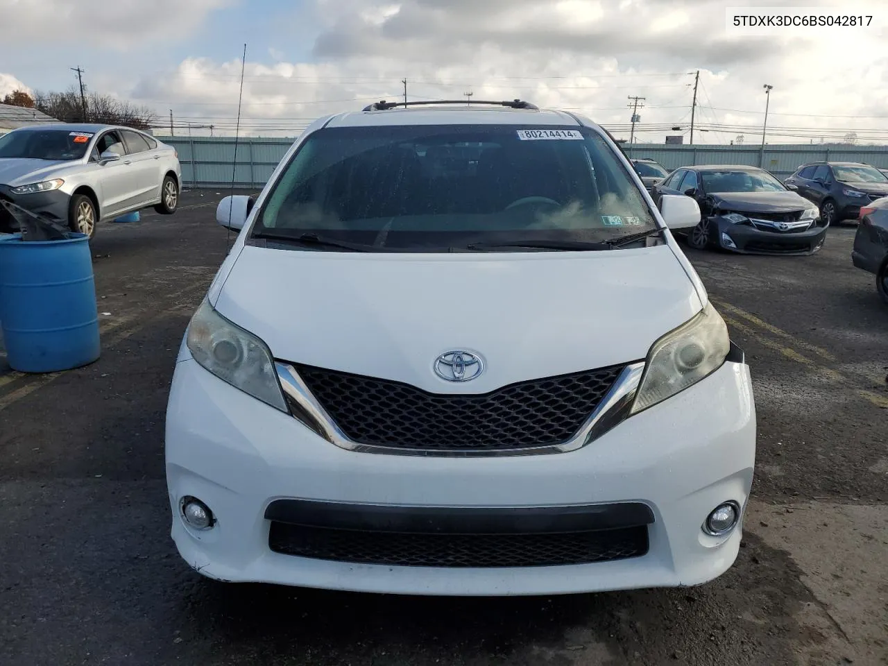 2011 Toyota Sienna Sport VIN: 5TDXK3DC6BS042817 Lot: 80214414